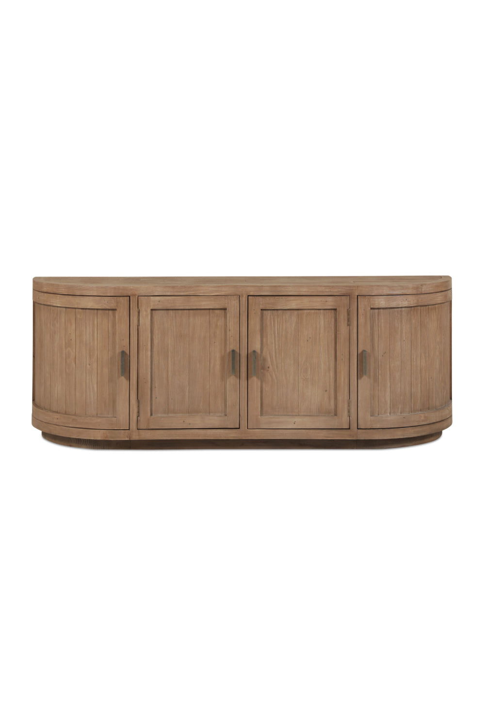Modern European furniture - Pine Wood 4-Door Media Cabinet - www.oroa.com