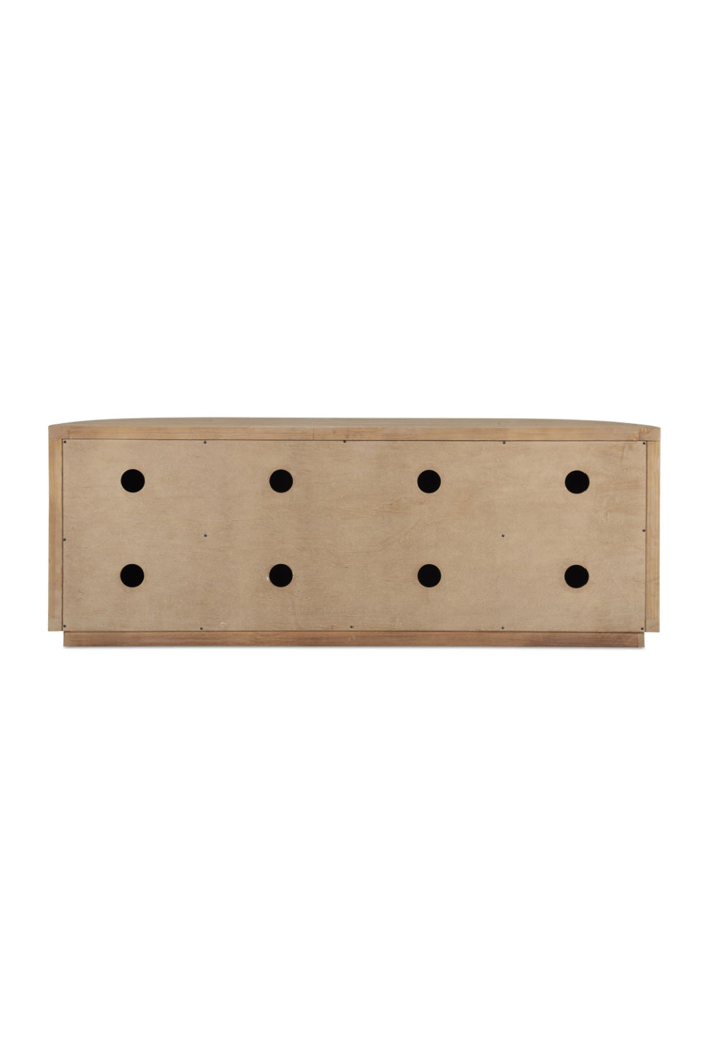 Modern European furniture - Pine Wood 4-Door Media Cabinet - www.oroa.com