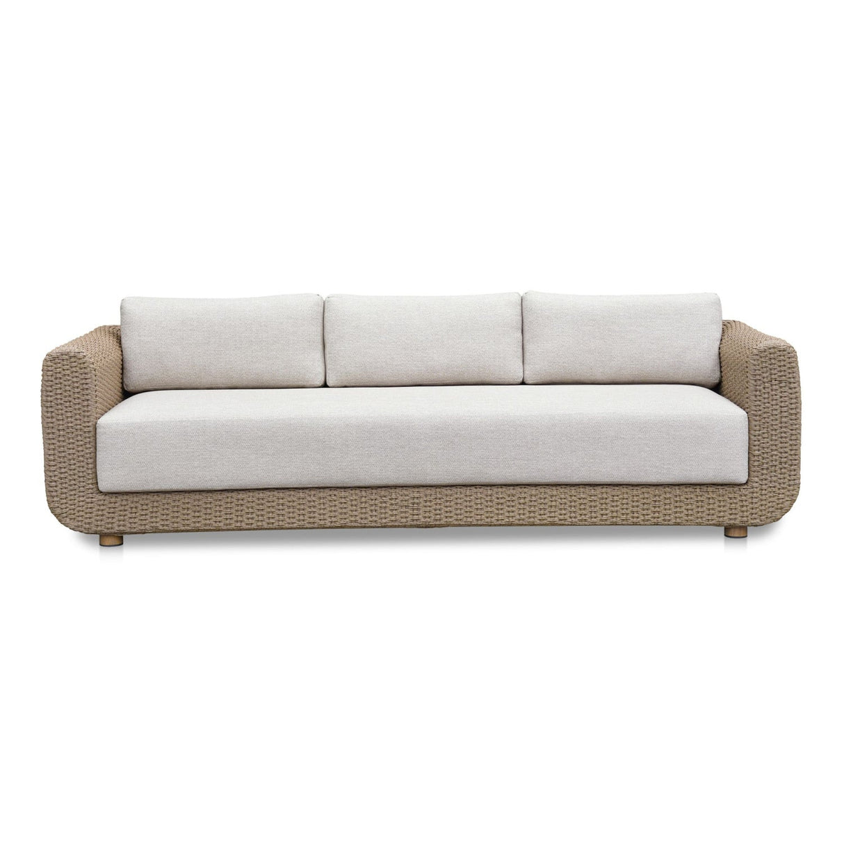 Modern European furniture - Wicker Framed Indoor/Outdoor Sofa - www.oroa.com