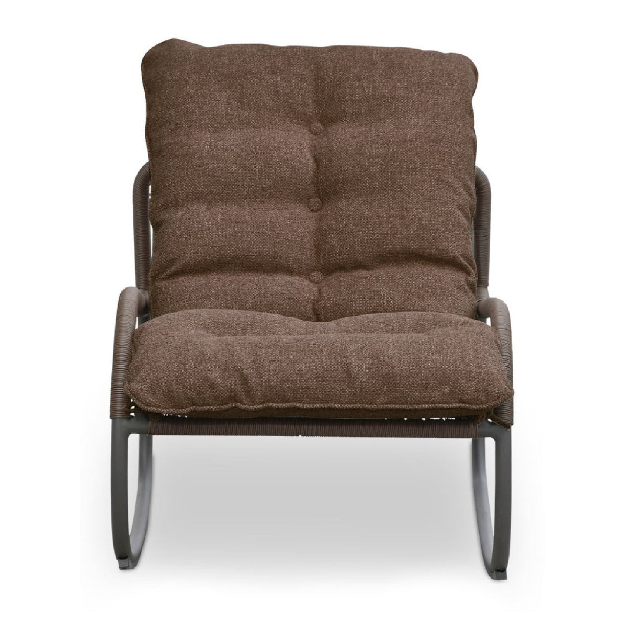 Modern European furniture - Minimalist Outdoor Wicker Rocking Chair - www.oroa.com