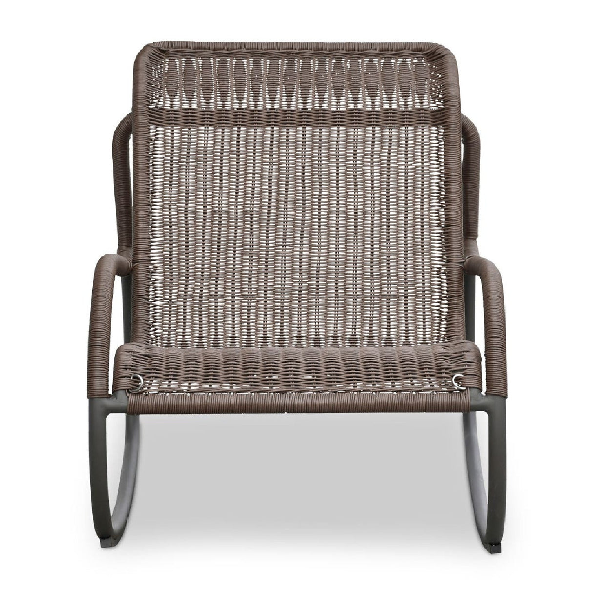 Modern European furniture - Minimalist Outdoor Wicker Rocking Chair - www.oroa.com