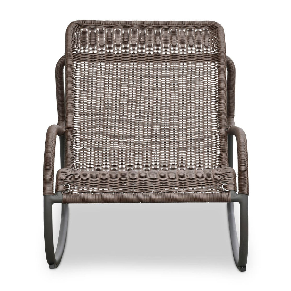 Modern European furniture - Minimalist Outdoor Wicker Rocking Chair - www.oroa.com