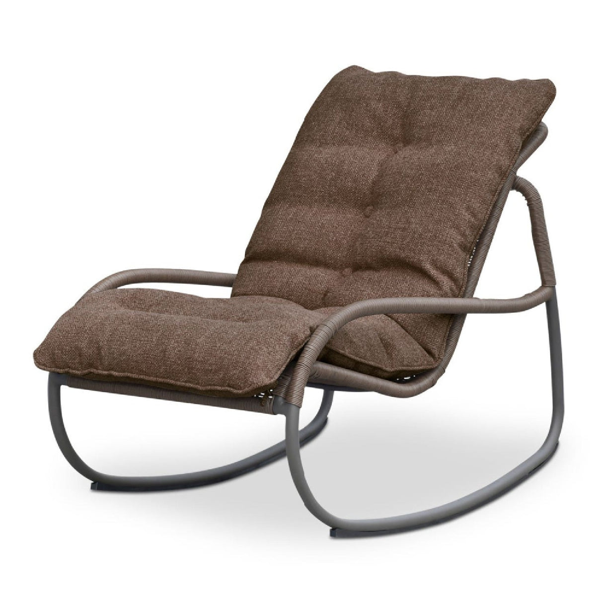 Modern European furniture - Minimalist Outdoor Wicker Rocking Chair - www.oroa.com