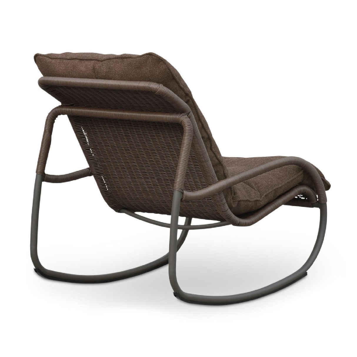 Modern European furniture - Minimalist Outdoor Wicker Rocking Chair - www.oroa.com