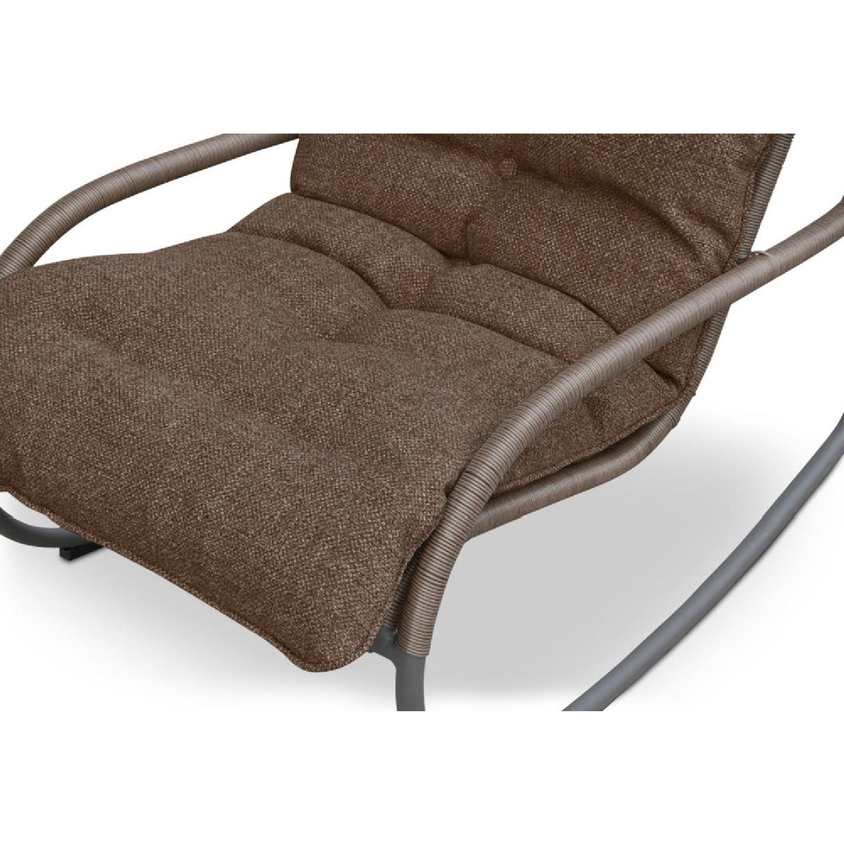 Modern European furniture - Minimalist Outdoor Wicker Rocking Chair - www.oroa.com