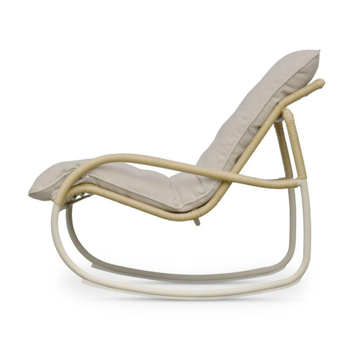 Modern European furniture - Minimalist Outdoor Wicker Rocking Chair - www.oroa.com