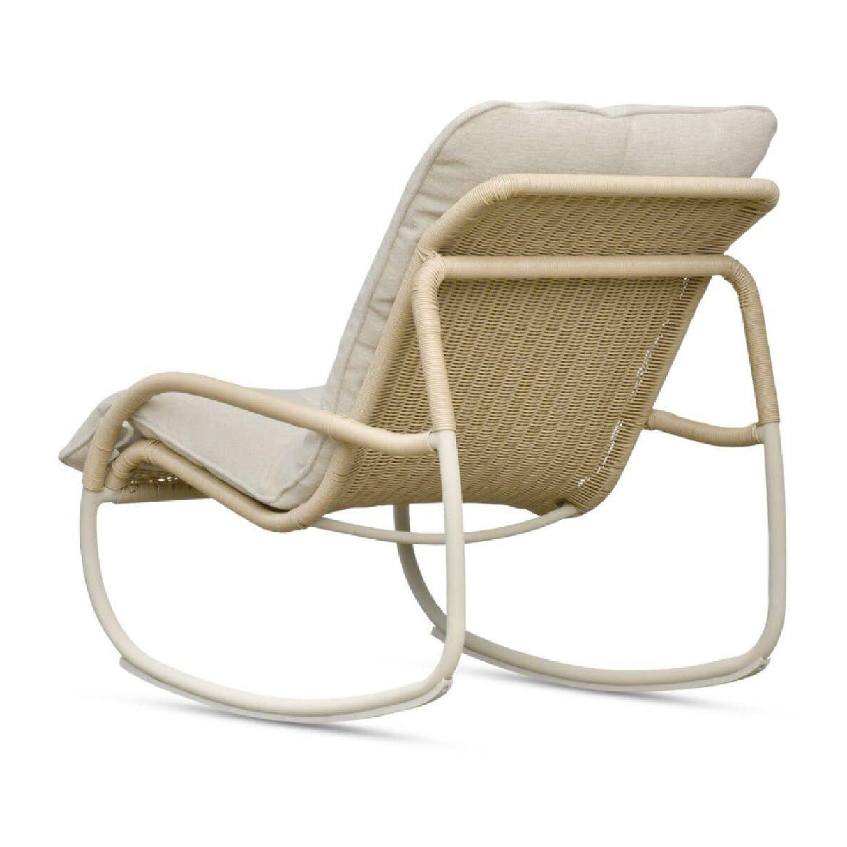 Modern European furniture - Minimalist Outdoor Wicker Rocking Chair - www.oroa.com