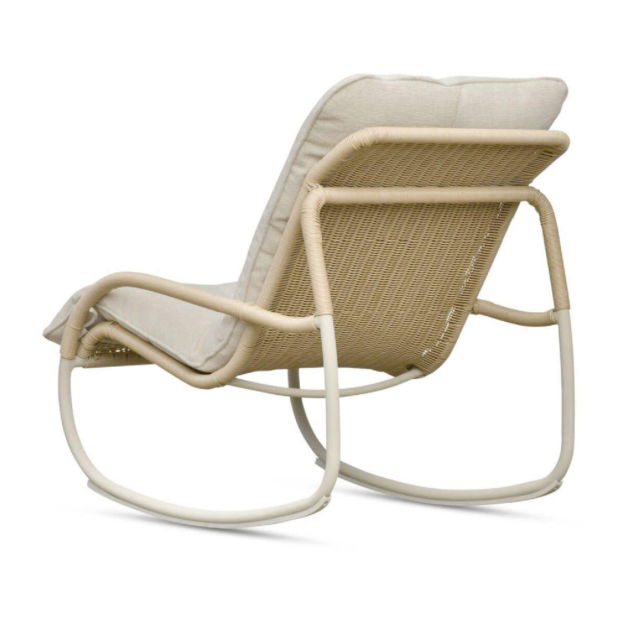 Modern European furniture - Minimalist Outdoor Wicker Rocking Chair - www.oroa.com