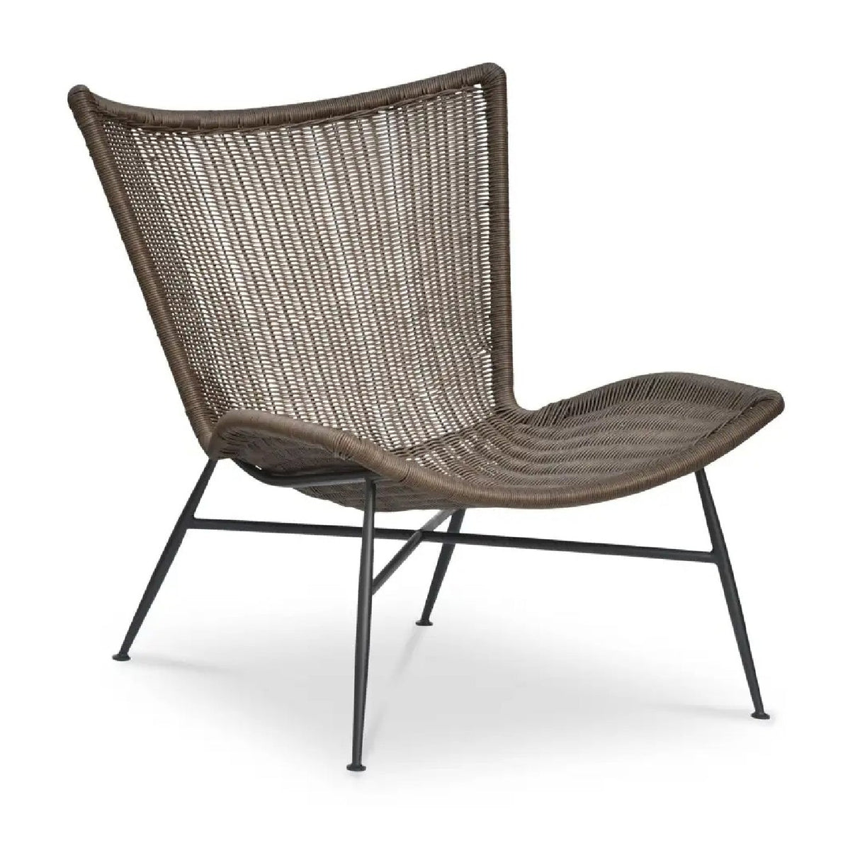 Modern European furniture - Brown Wicker Outdoor Accent Chair - www.oroa.com