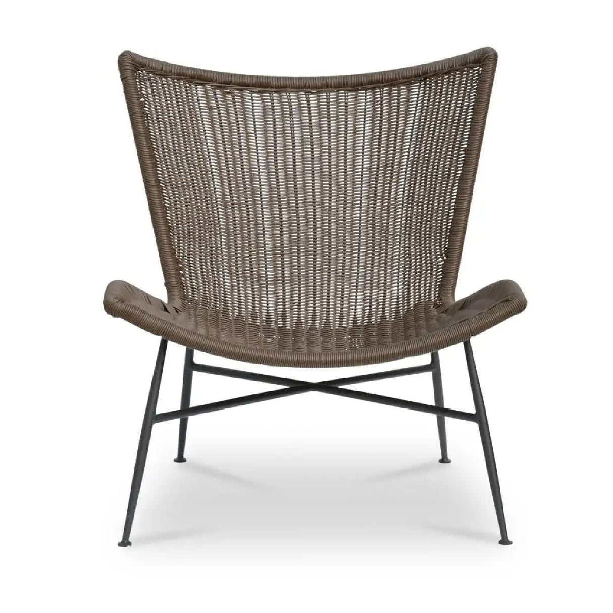 Modern European furniture - Brown Wicker Outdoor Accent Chair - www.oroa.com