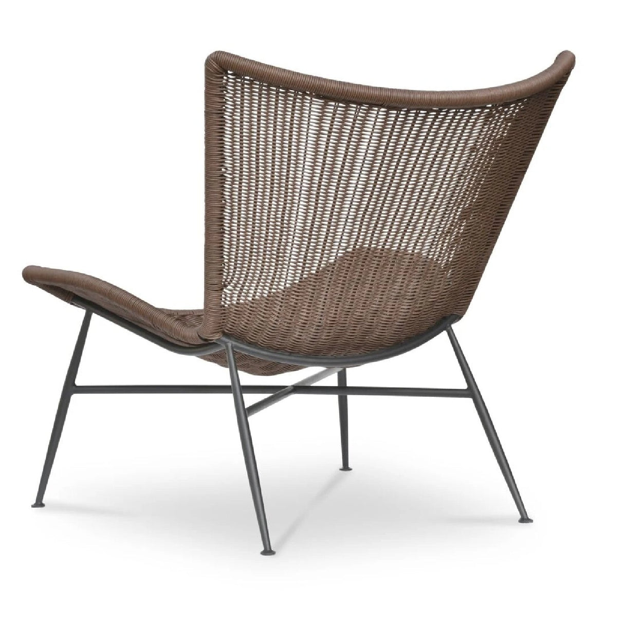 Modern European furniture - Brown Wicker Outdoor Accent Chair - www.oroa.com