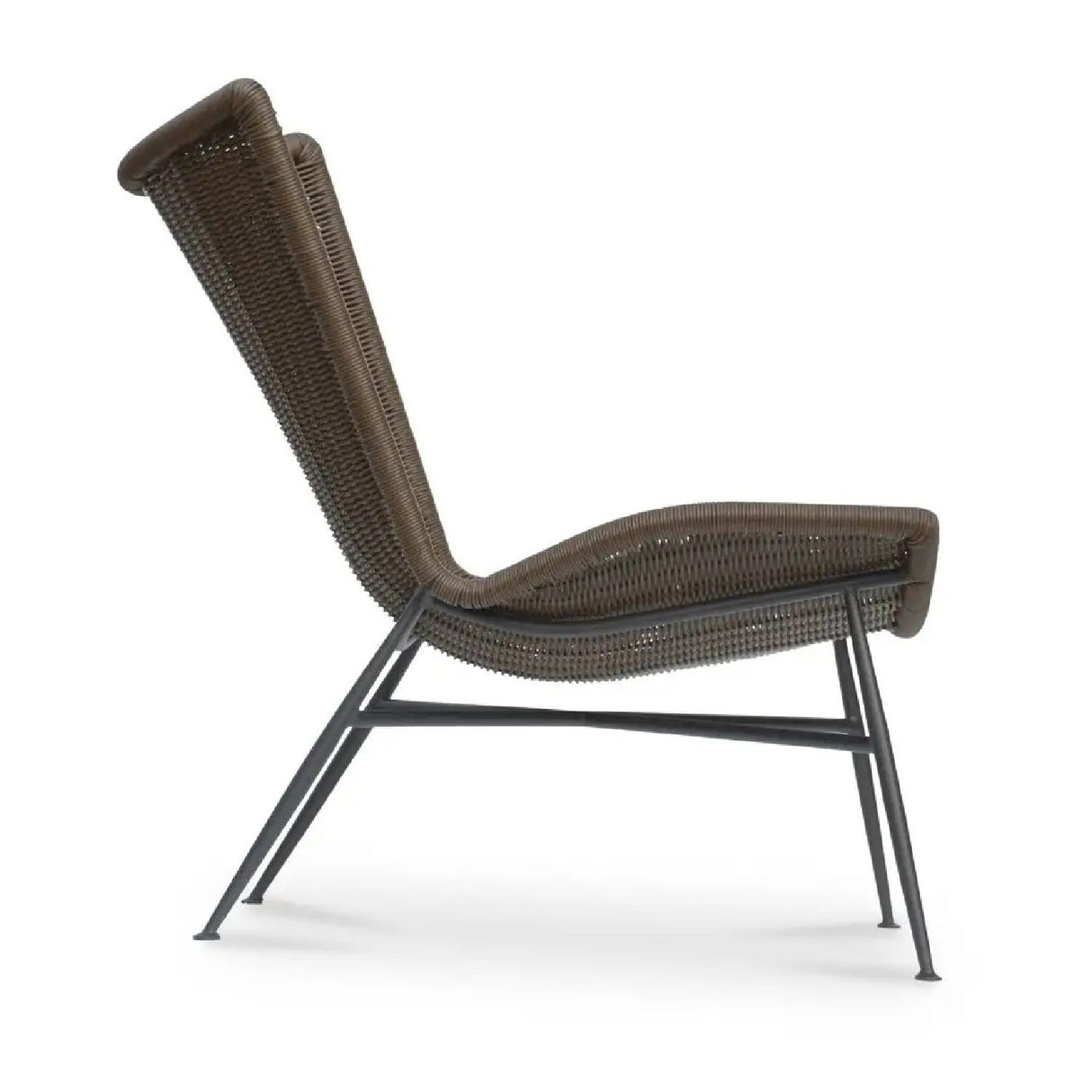 Modern European furniture - Brown Wicker Outdoor Accent Chair - www.oroa.com
