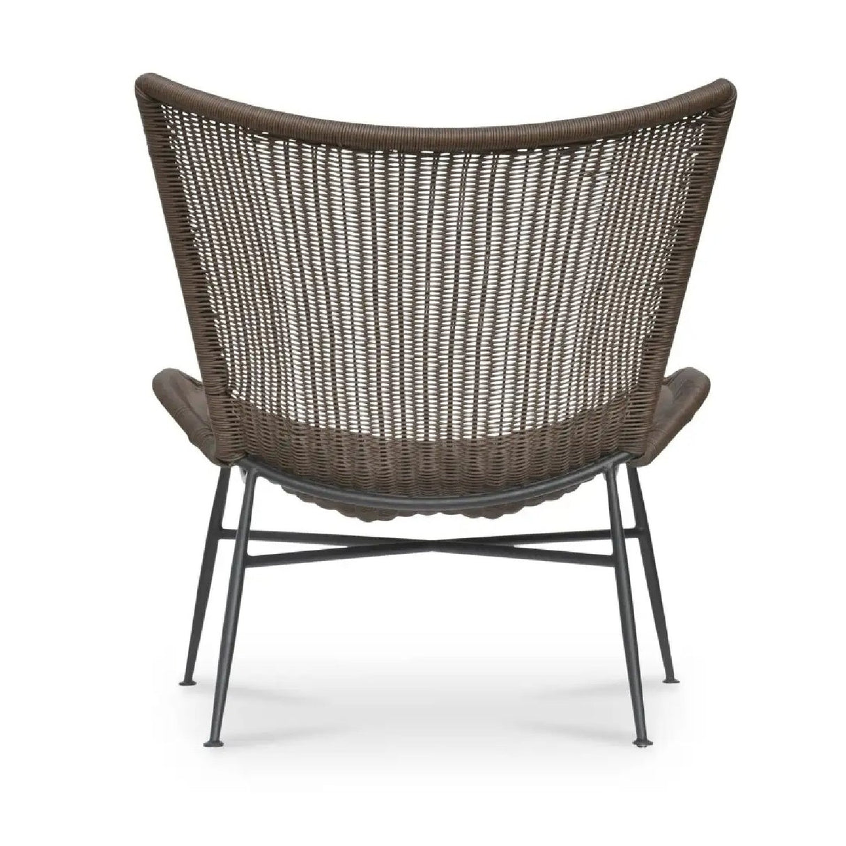 Modern European furniture - Brown Wicker Outdoor Accent Chair - www.oroa.com