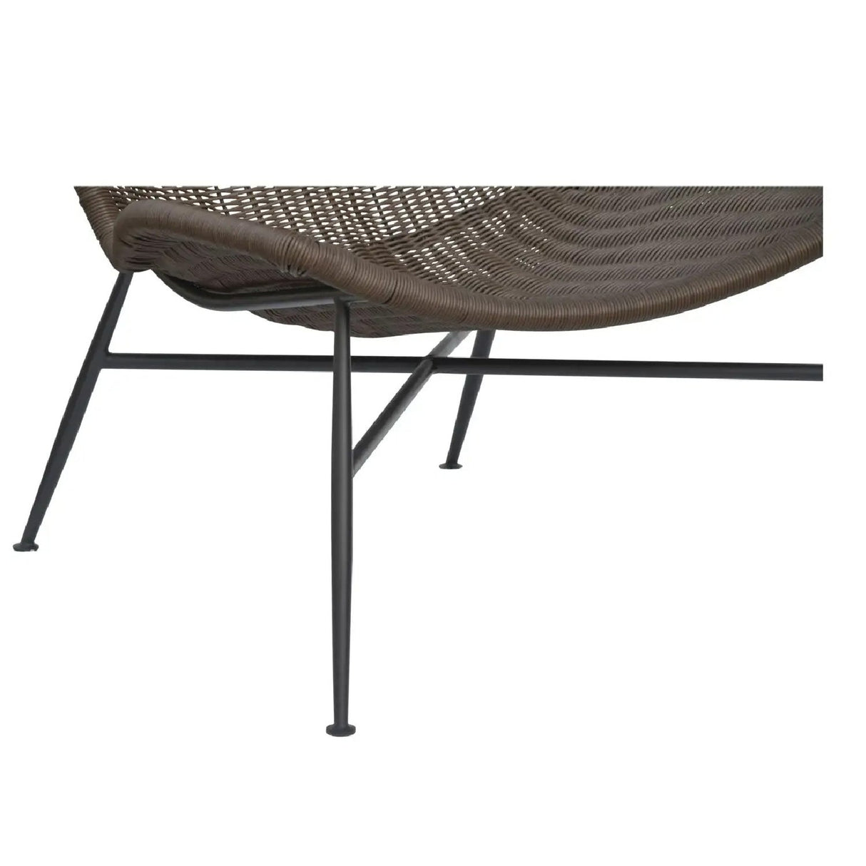Modern European furniture - Brown Wicker Outdoor Accent Chair - www.oroa.com