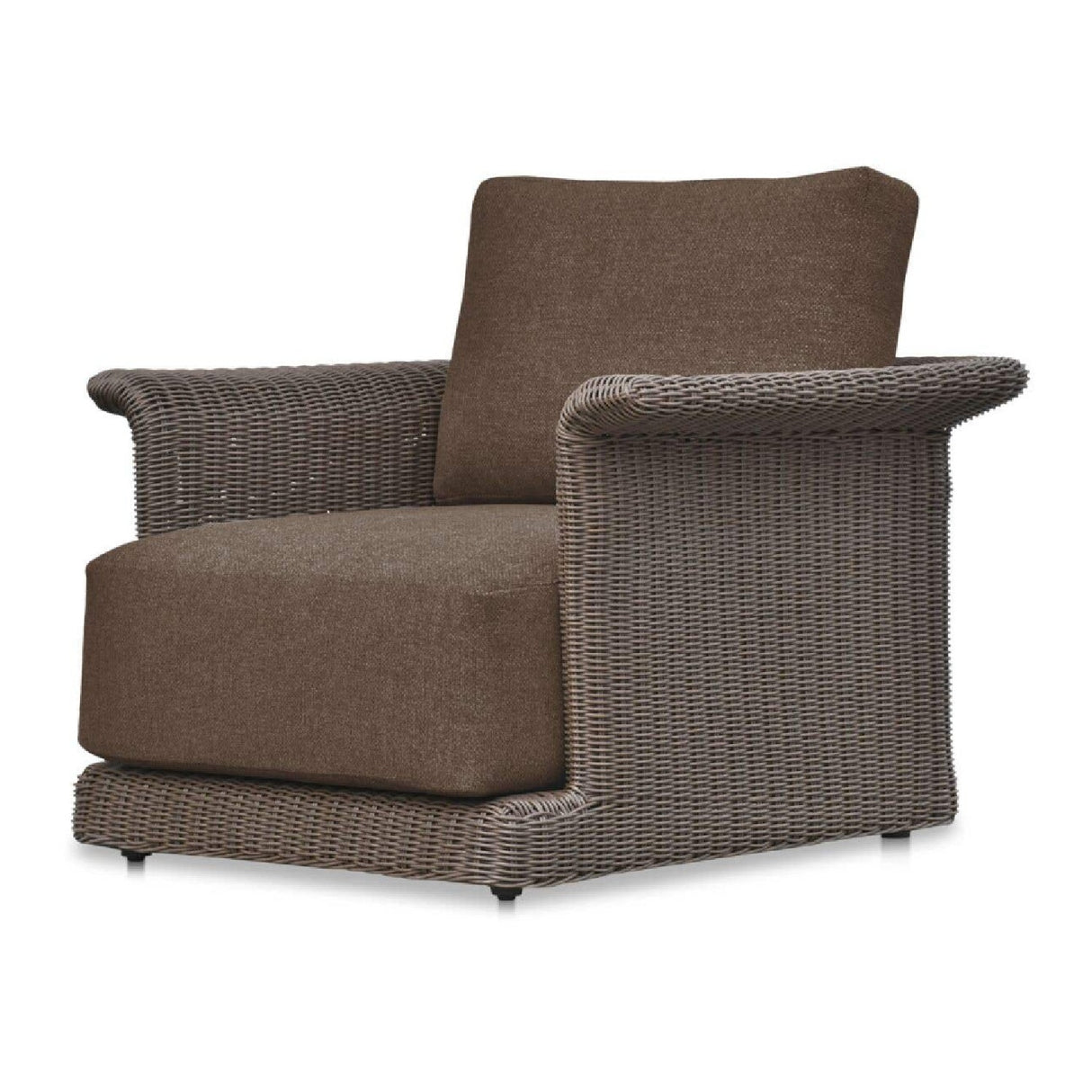 Modern European furniture - Curved Arm Wicker Outdoor Chair - www.oroa.com