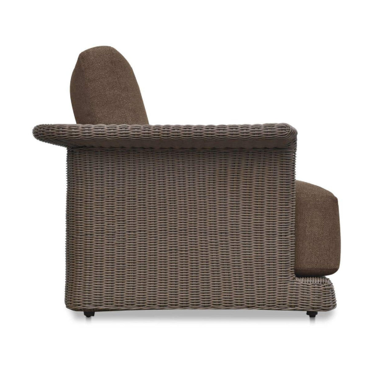 Modern European furniture - Curved Arm Wicker Outdoor Chair - www.oroa.com