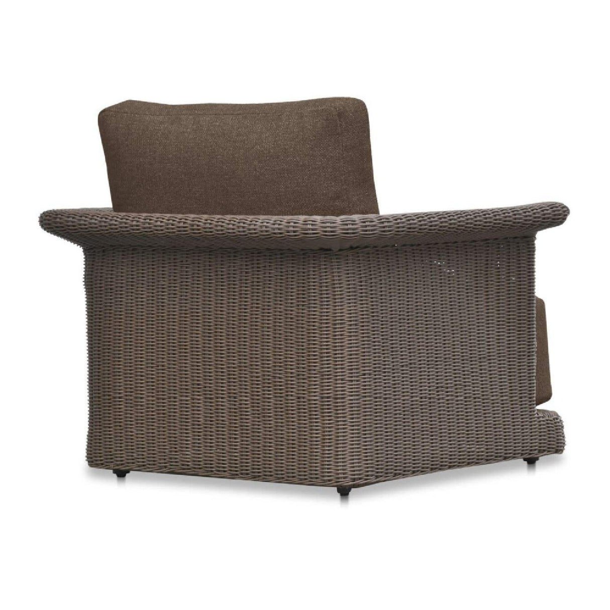 Modern European furniture - Curved Arm Wicker Outdoor Chair - www.oroa.com