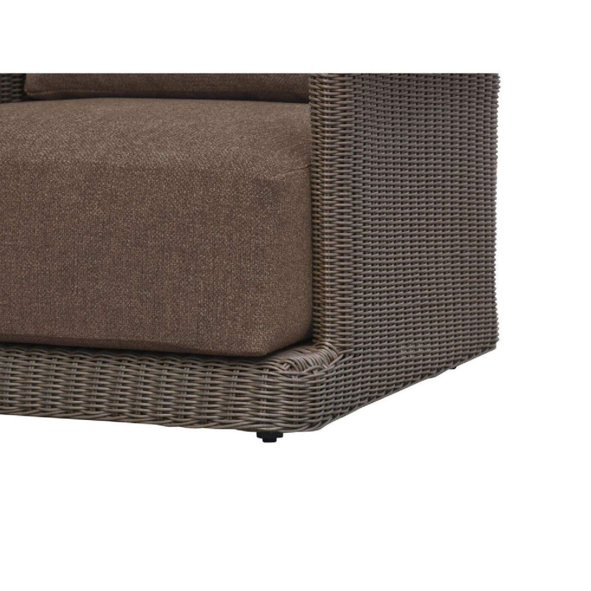 Modern European furniture - Curved Arm Wicker Outdoor Chair - www.oroa.com