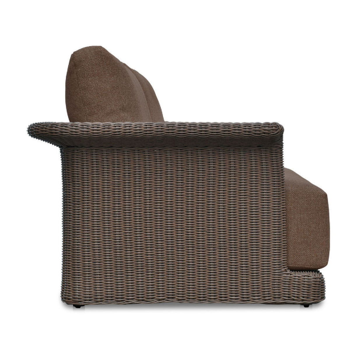 Modern European furniture - Curved Arm Wicker Outdoor Sofa - www.oroa.com