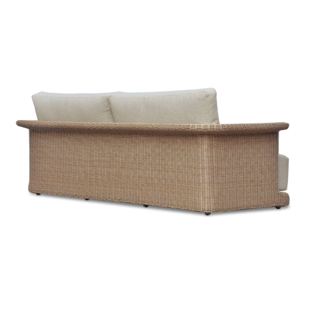 Modern European furniture - Curved Arm Wicker Outdoor Sofa - www.oroa.com