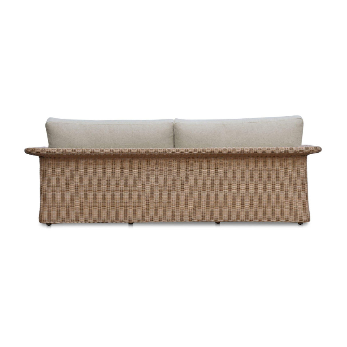 Modern European furniture - Curved Arm Wicker Outdoor Sofa - www.oroa.com
