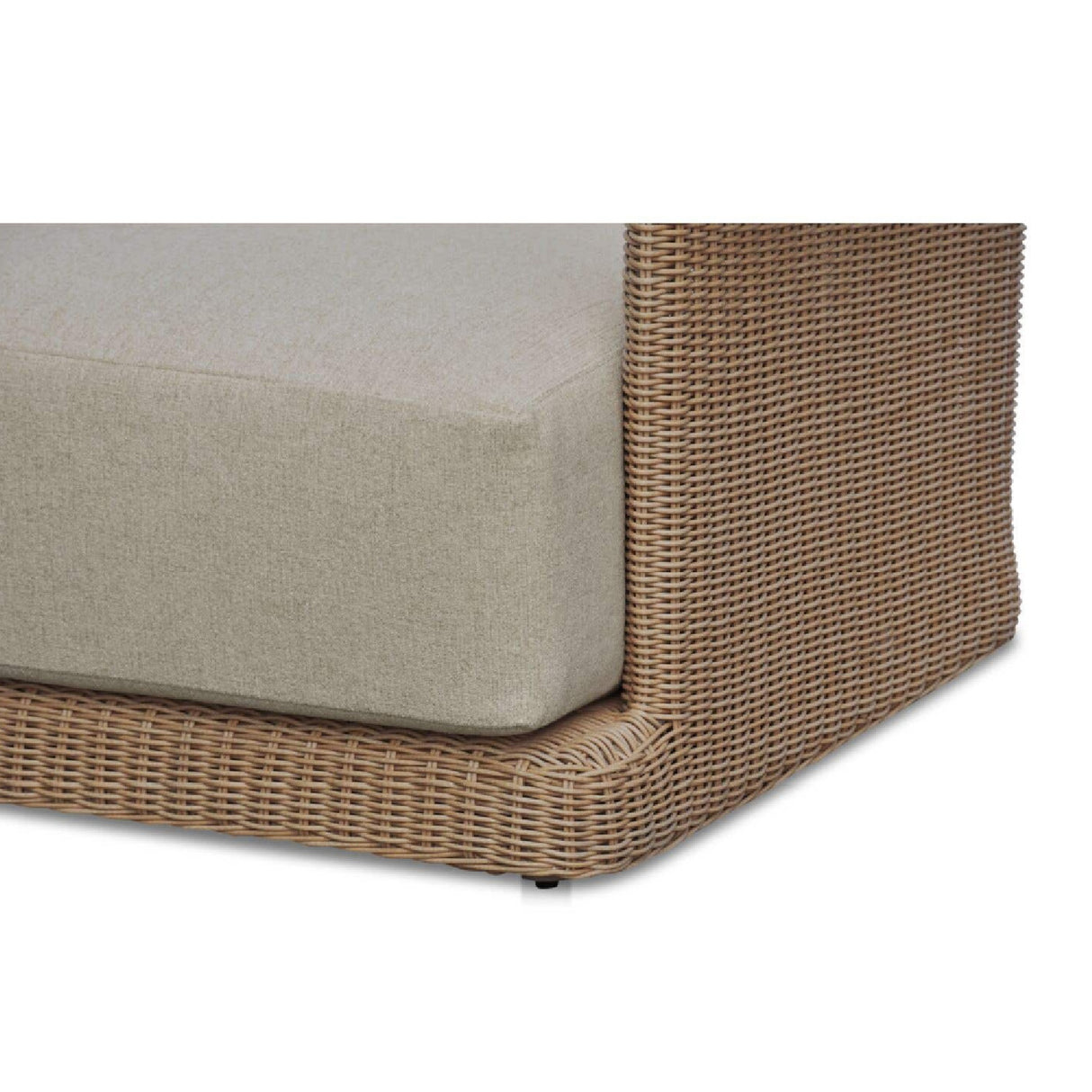 Modern European furniture - Curved Arm Wicker Outdoor Sofa - www.oroa.com