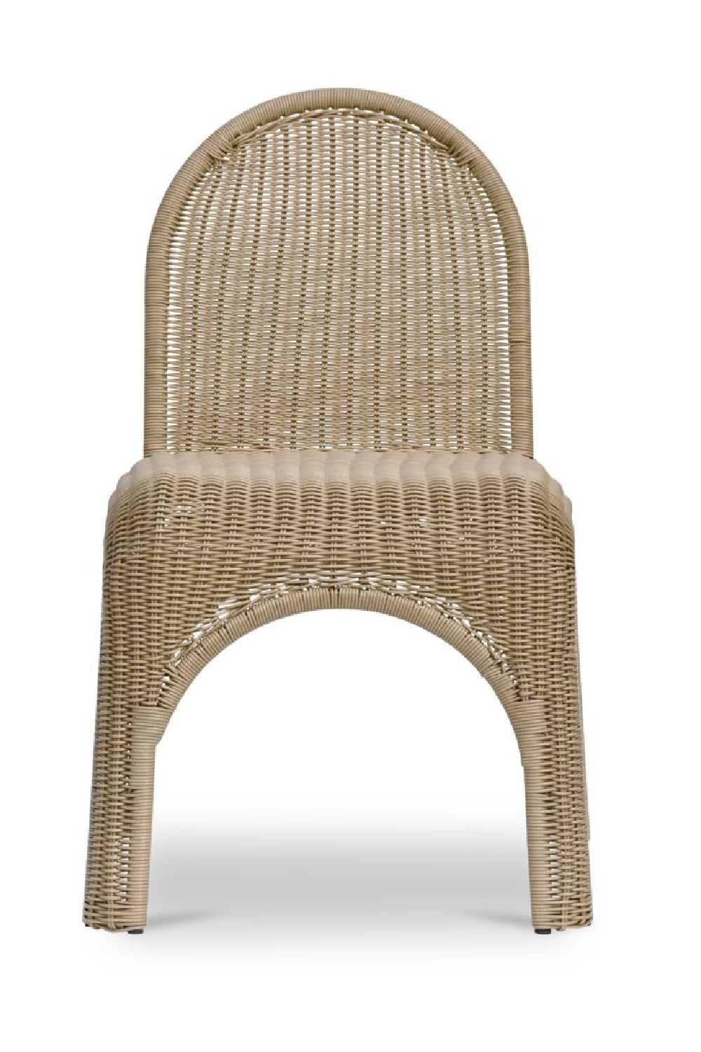 Classic Wicker Outdoor Dining Chairs (2) | Novi Living Kendall | Oroa.com