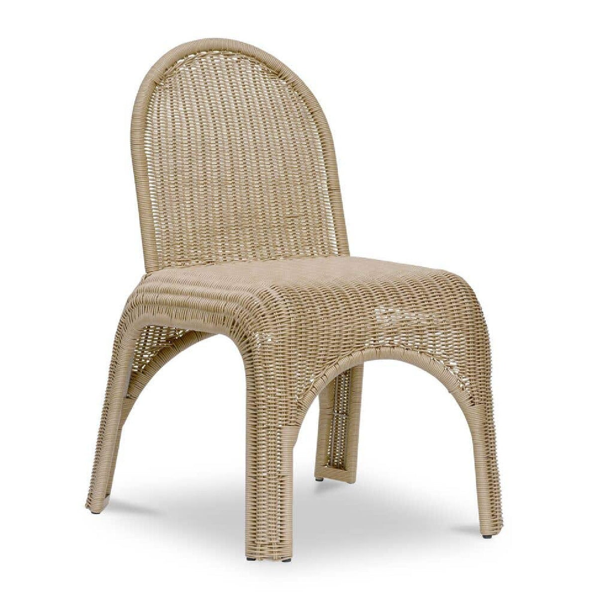 Modern European furniture - Classic Wicker Outdoor Dining Chairs (2) - www.oroa.com