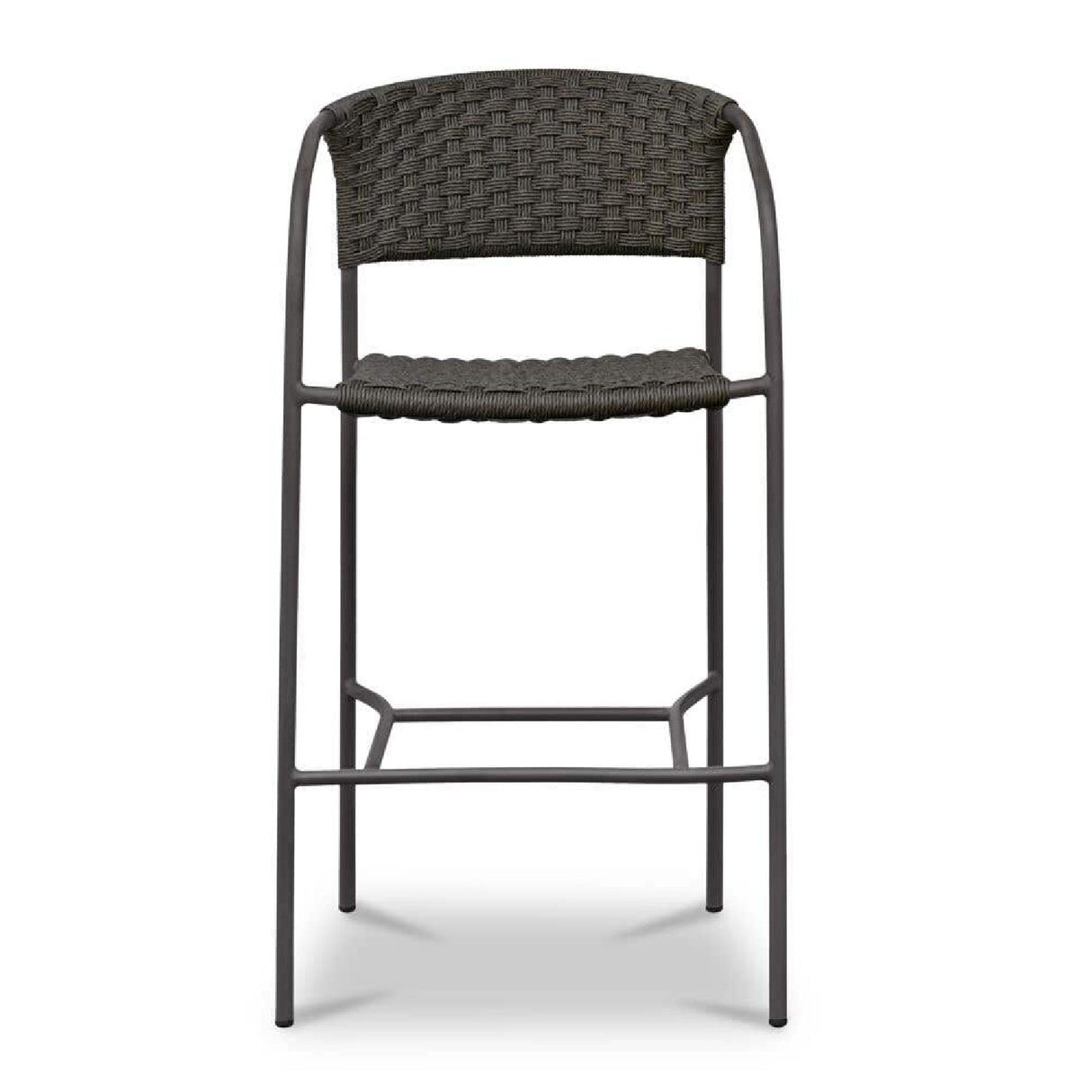 Modern European furniture - Basketweave Outdoor Bar Stool - www.oroa.com