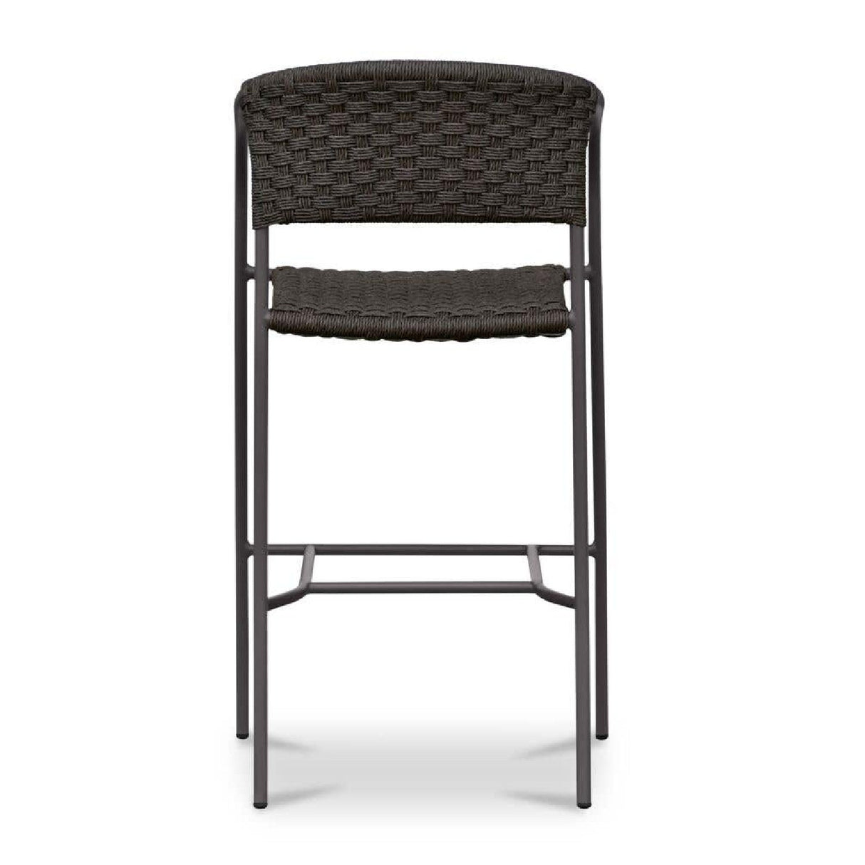 Modern European furniture - Basketweave Outdoor Bar Stool - www.oroa.com