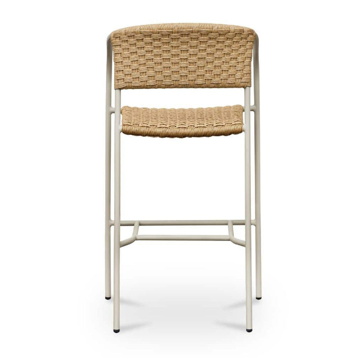 Modern European furniture - Basketweave Outdoor Bar Stool - www.oroa.com