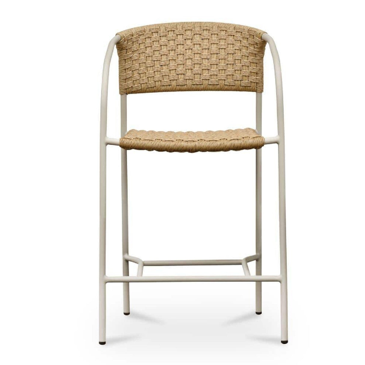 Modern European furniture - Basketweave Outdoor Counter Chair - www.oroa.com