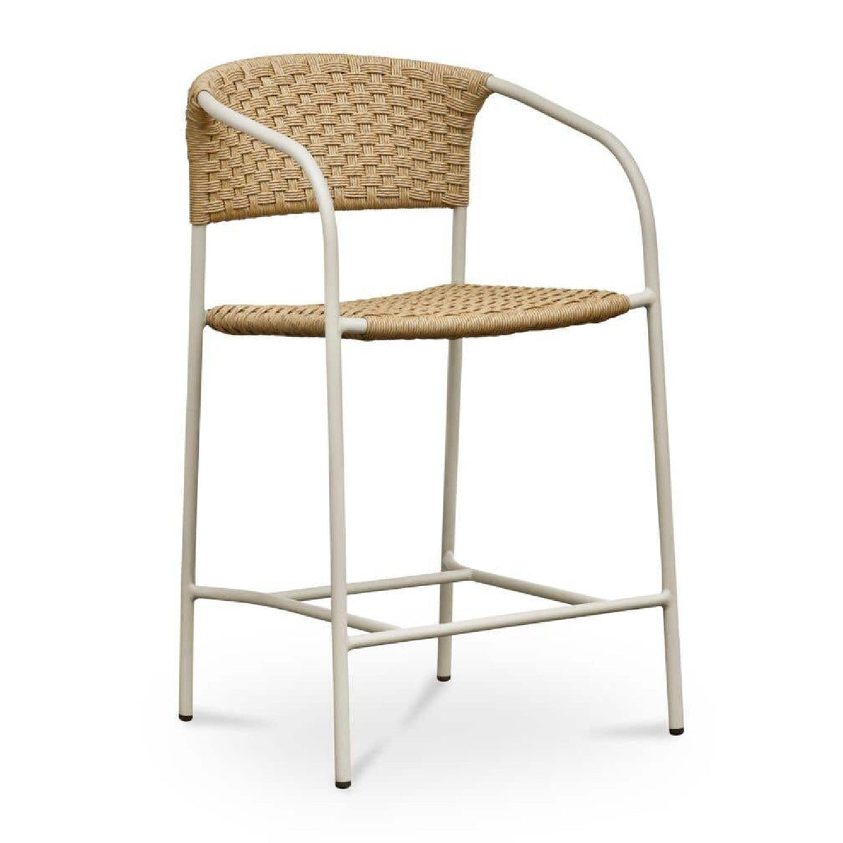 Modern European furniture - Basketweave Outdoor Counter Chair - www.oroa.com