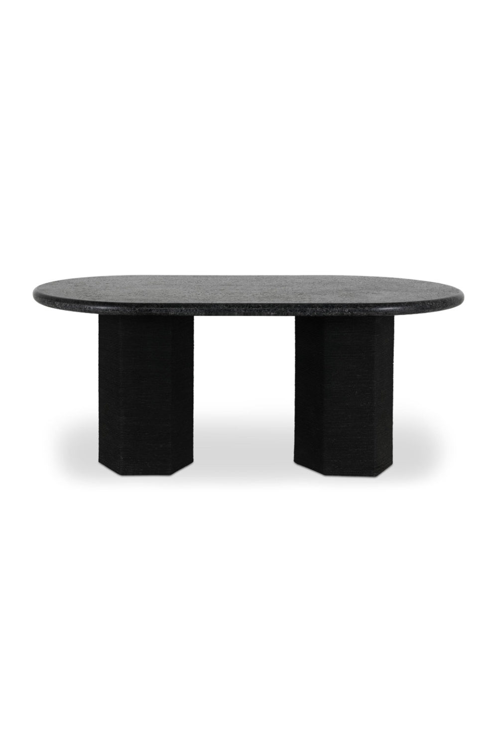 Modern European furniture - Jute-Wrapped Base Dining Table - www.oroa.com