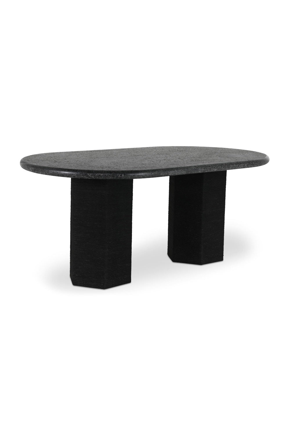Modern European furniture - Jute-Wrapped Base Dining Table - www.oroa.com