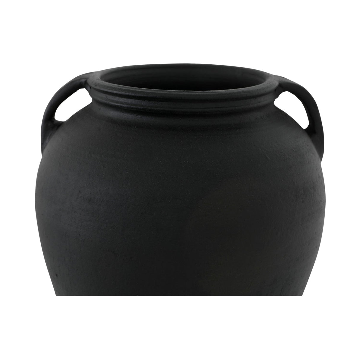 Modern European furniture - Black Terracotta Vase - www.oroa.com