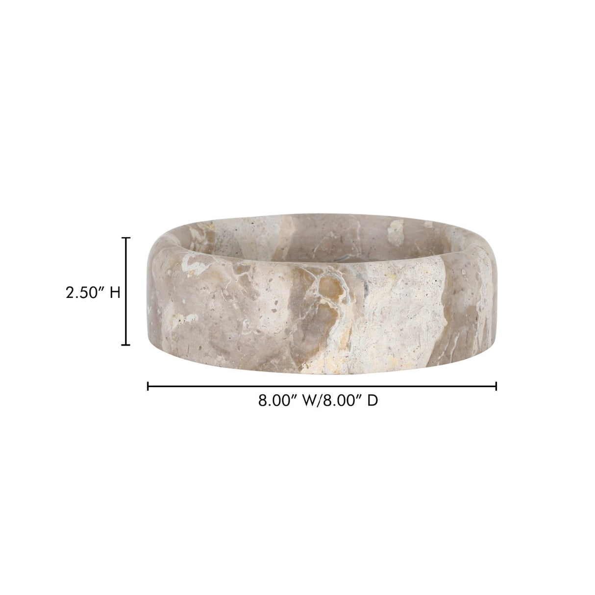 Modern European furniture - Marble Round Catchall - www.oroa.com
