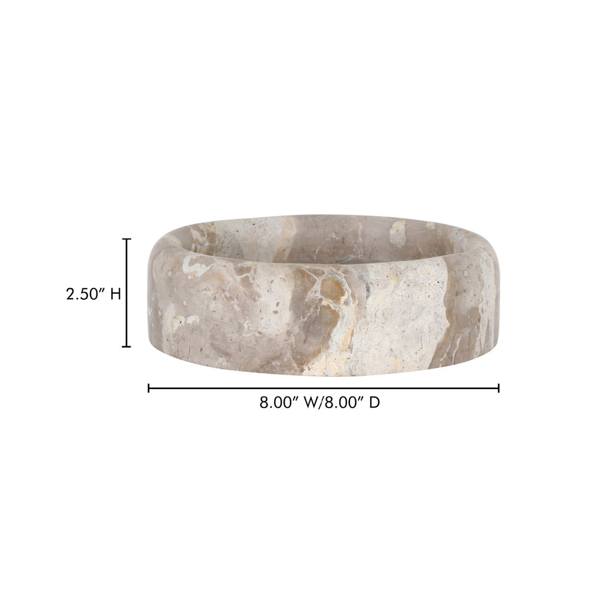 Modern European furniture - Marble Round Catchall - www.oroa.com | Oroa.com