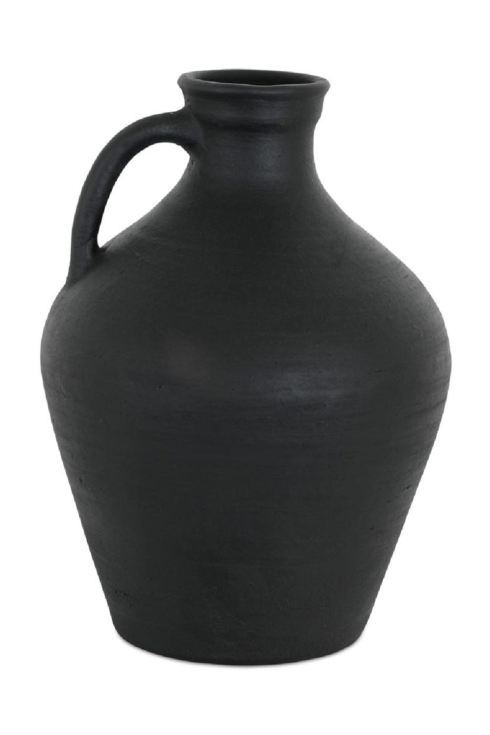 Modern European furniture - Black Terracotta Vase - www.oroa.com