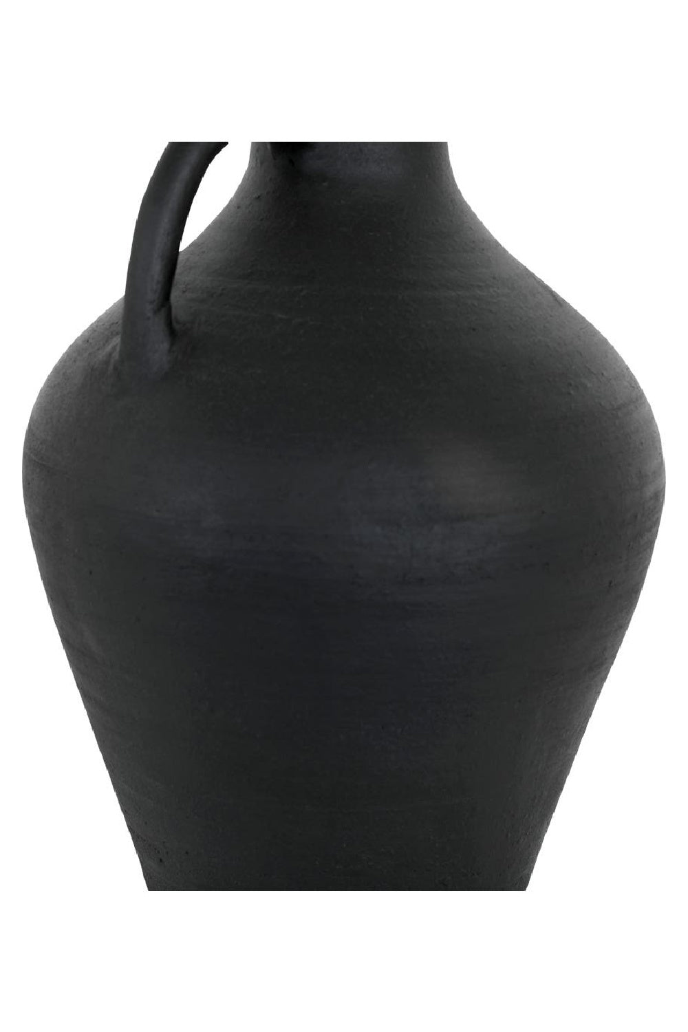 Modern European furniture - Black Terracotta Vase - www.oroa.com
