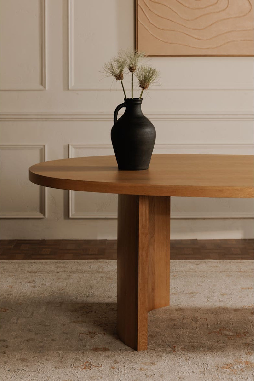 Modern European furniture - Black Terracotta Vase - www.oroa.com