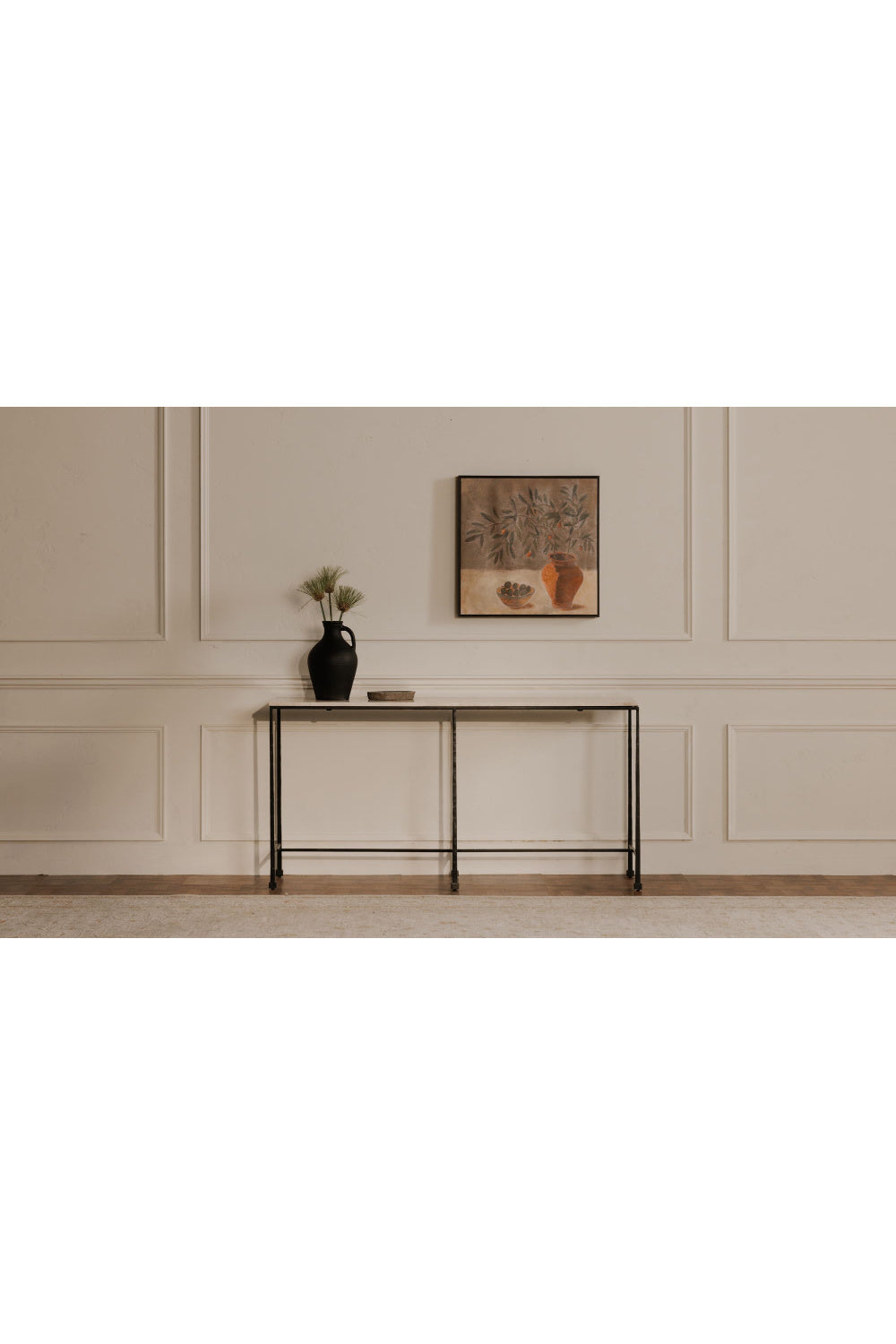 Modern European furniture - Black Terracotta Vase - www.oroa.com