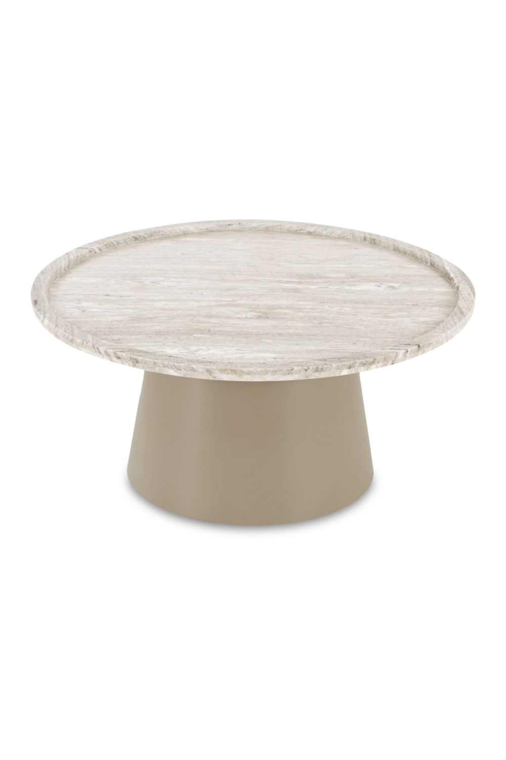 Modern European furniture - Round Marble Tray Coffee Table - www.oroa.com