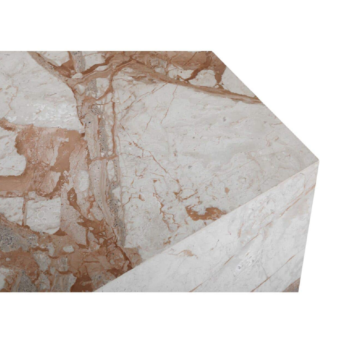 Modern European furniture - Italian Marble Square Side Table - www.oroa.com