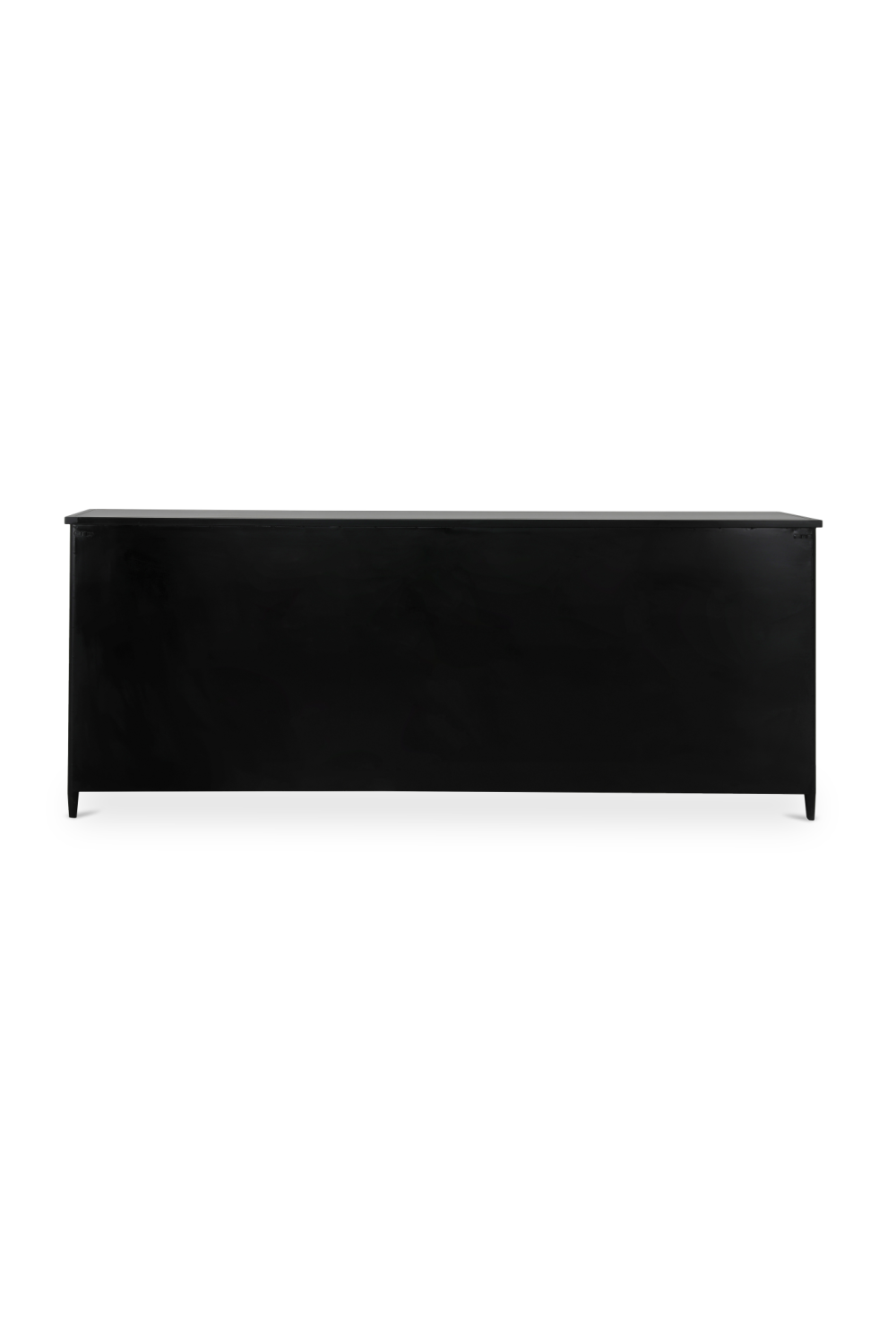 Modern European furniture - Black Metal 4-Door Sideboard - www.oroa.com