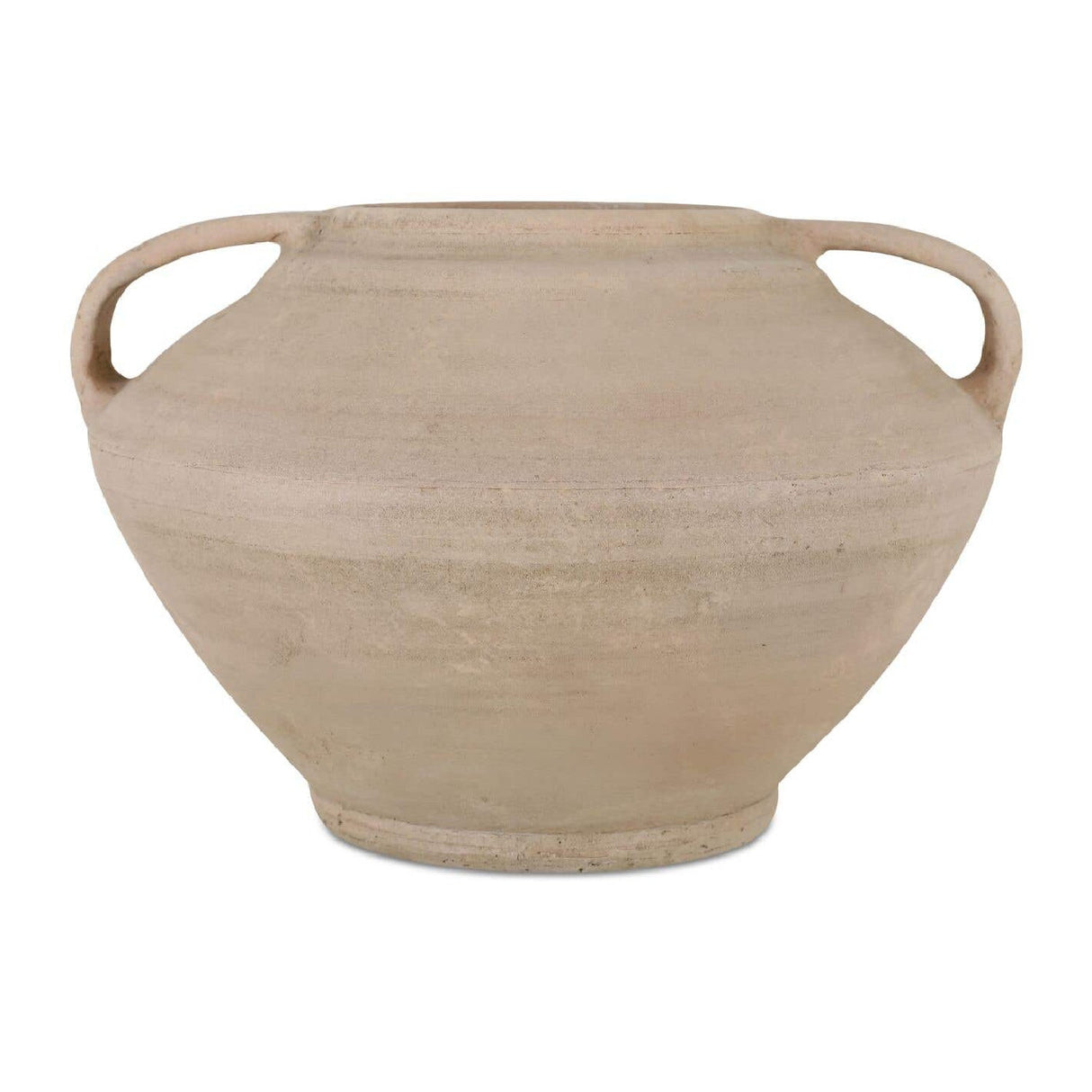 Modern or European furniture - Beige Terracotta Classic Vase - www.oroa.com