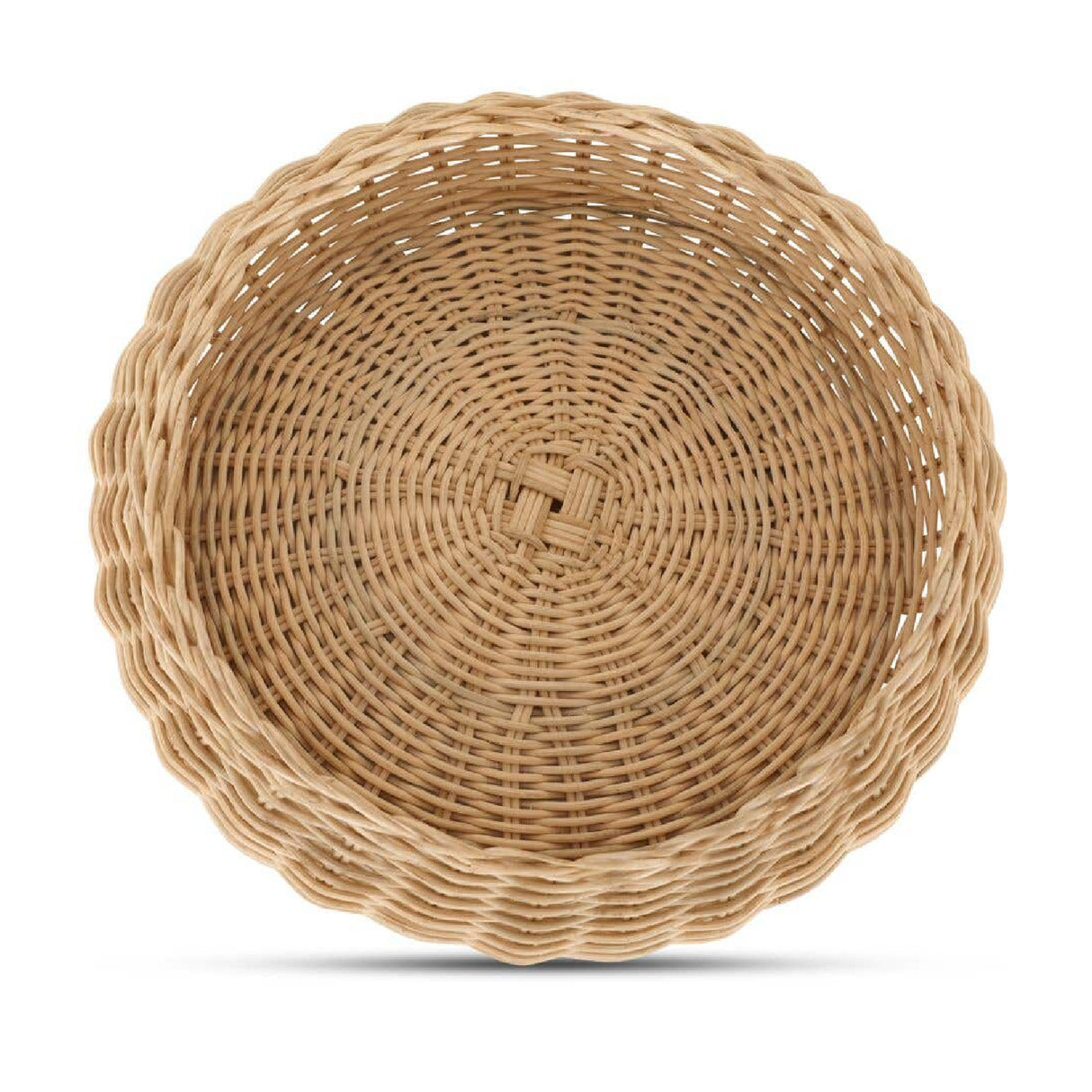 Modern European furniture - Natural Woven Wicker Bowl - www.oroa.com