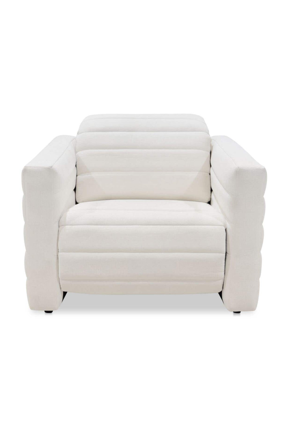 Modern European furniture - Channeled Recliner Lounge Chair - www.oroa.com