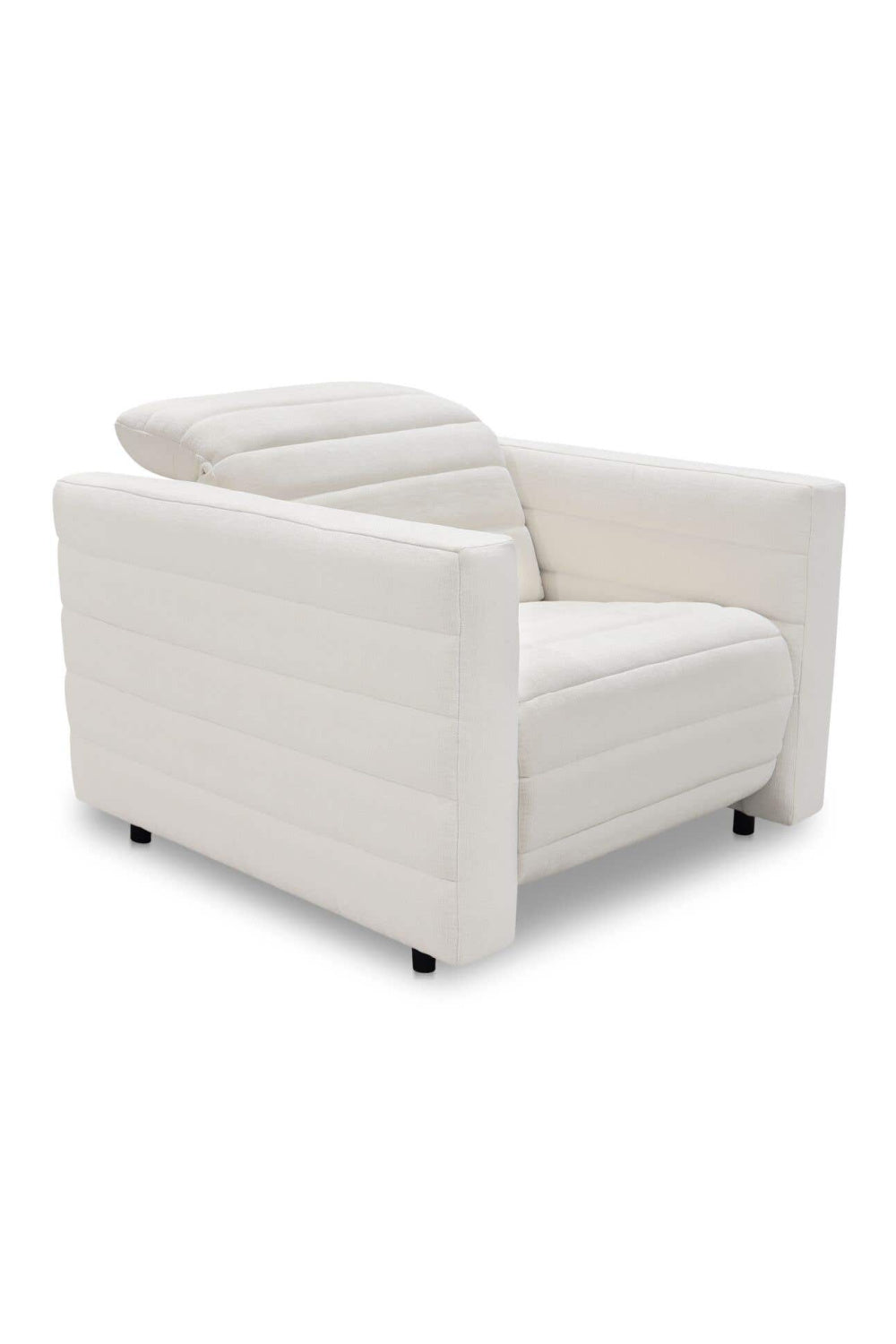 Modern European furniture - Channeled Recliner Lounge Chair - www.oroa.com | Oroa.com
