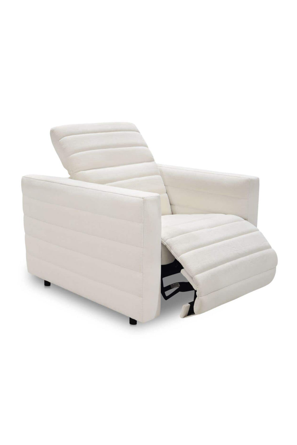 Modern European furniture - Channeled Recliner Lounge Chair - www.oroa.com